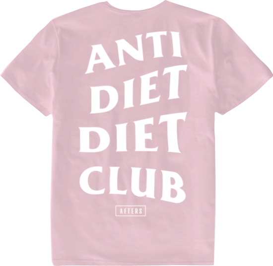 Anti Diet Diet Club Tee (Light Pink)