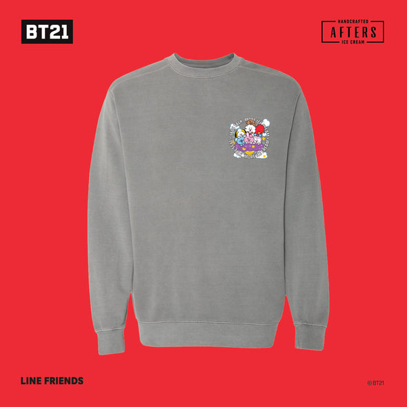 BT21 meets AFTERS More Ice Cream Crewneck