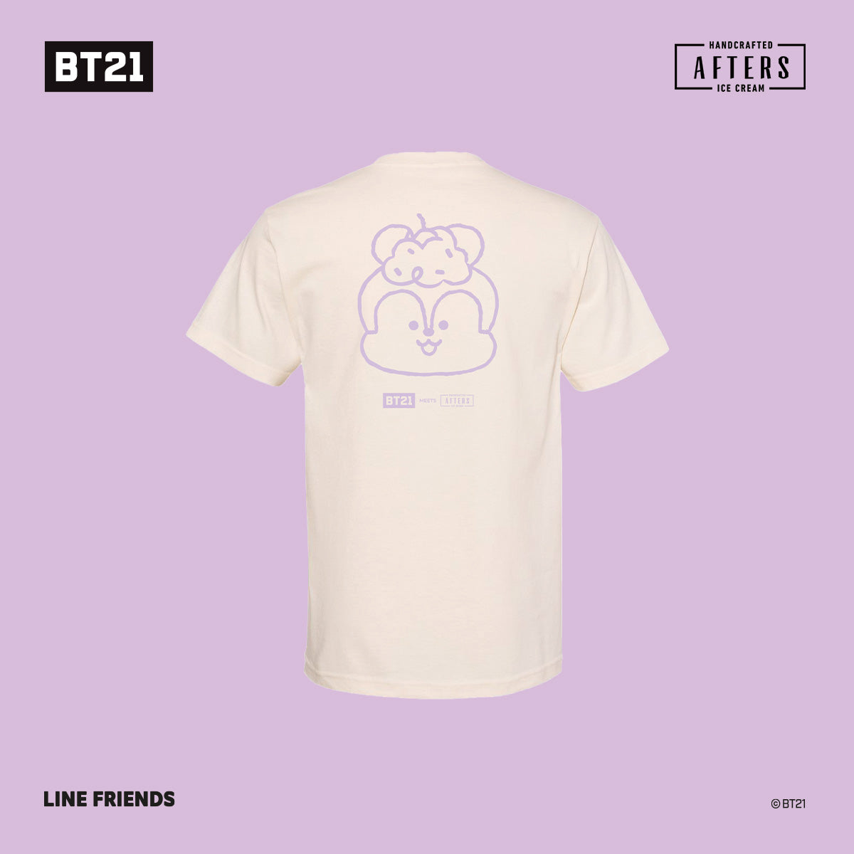 BT21 meets AFTERS Mang Character Tee – afters ice cream
