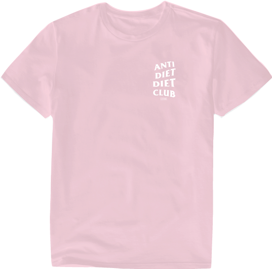 Anti Diet Diet Club Tee (Light Pink)